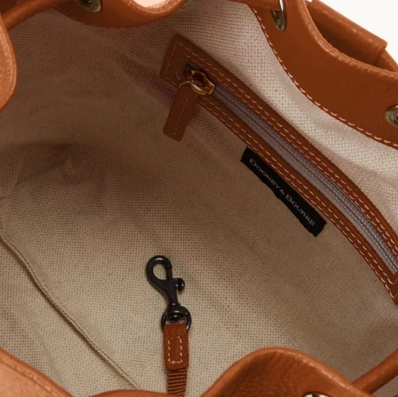 Dooney & Bourke Lucca Leather Crossbody Drawstring - Picture 4 of 4